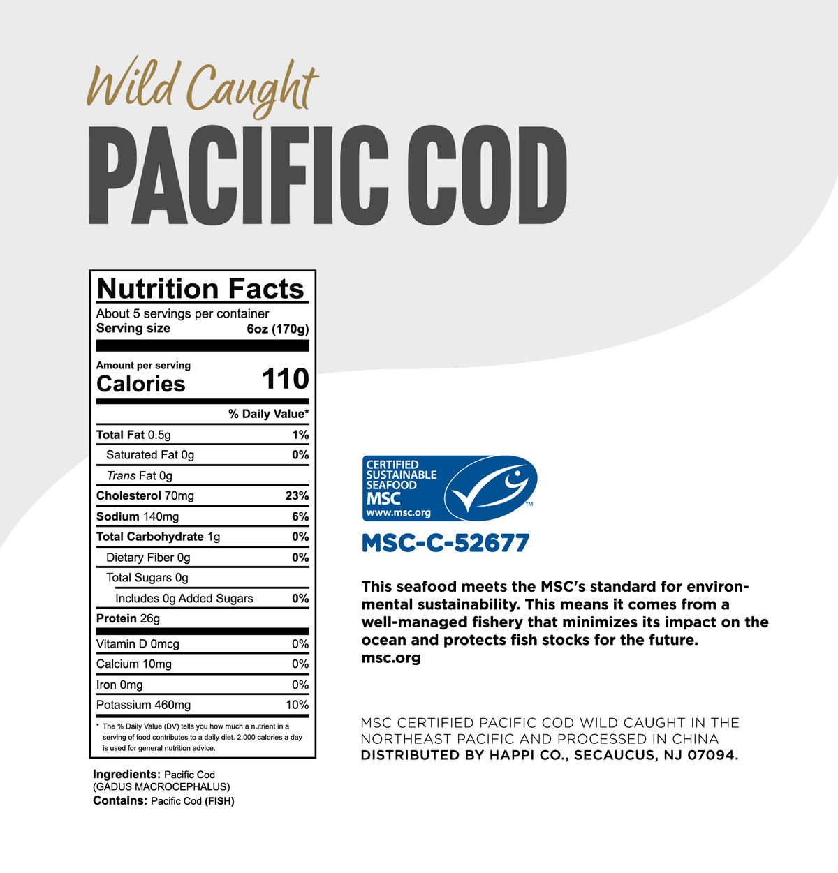 Wild Caught Pacific Cod